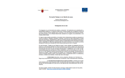 Formación Trabajo en Red. Gestión de casos. Sociograma