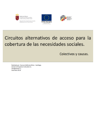 Presentación del estudio Circuitos alternativos de acceso para la cobertura de las necesidades sociales. Colectivos y causas