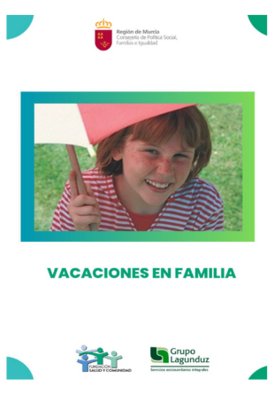 Díptico Vacaciones en Familia