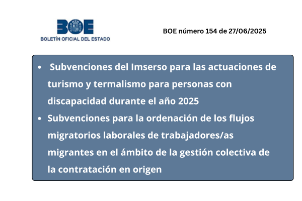 Ayudas y subvenciones