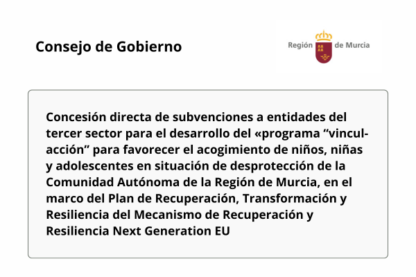Subvenciones para desarrollo del programa 