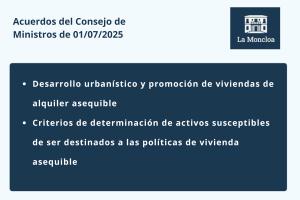 Acuerdos del Consejo de Ministros