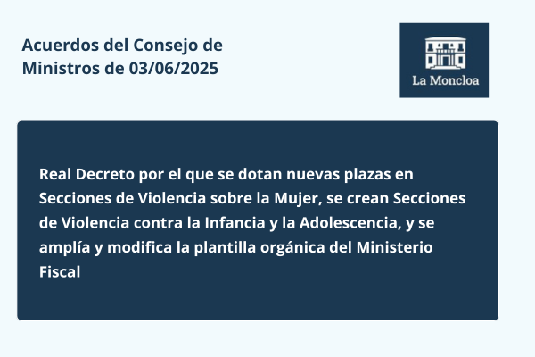 Acuerdos del Consejo de Ministros