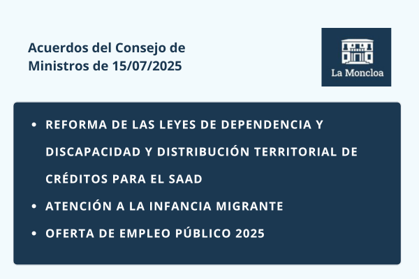 Acuerdos del Consejo de Ministros