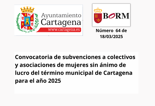 Ayudas y subvenciones. Ayuntamiento de Cartagena