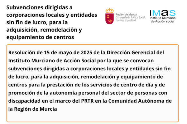 Adquisición, remodelación y equipamiento de centros