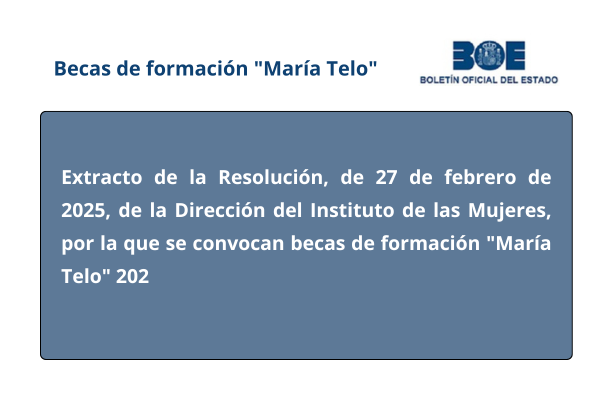 Becas de formación 