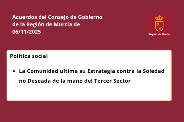 Acuerdos del Consejo de Gobierno de la Región de Murcia