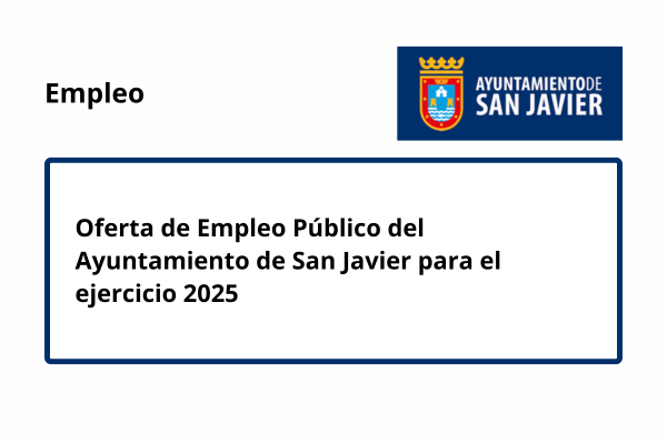 Empleo. Ayuntamiento de San Javier