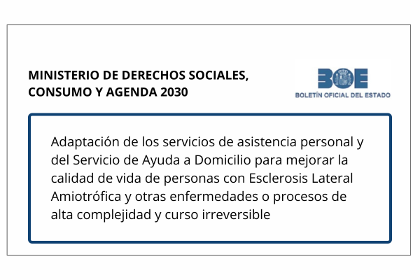 Asistencia personal y Servicio de Ayuda a Domicilio