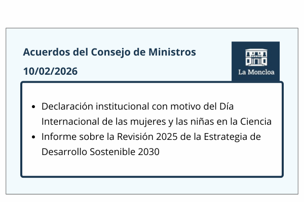 Acuerdos del Consejo de Ministros