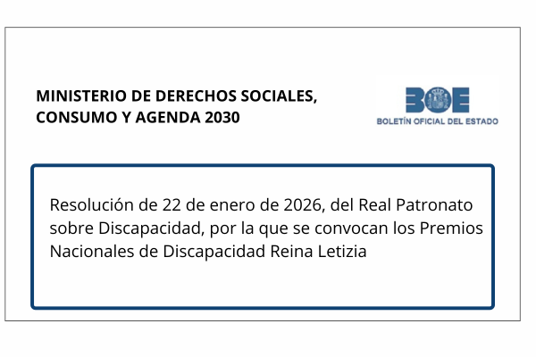 Premios Nacionales de Discapacidad Reina Letizia